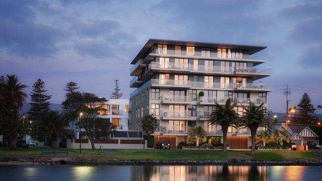 An artist impression of Quayview by Adelphi, Barrio Developments’ other project at Glenelg North.