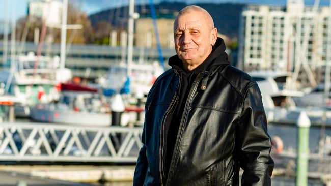 Tony Bull at Hobart waterfront. Tony is to be featured in an upcoming SBS special. Picture: Linda Higginson