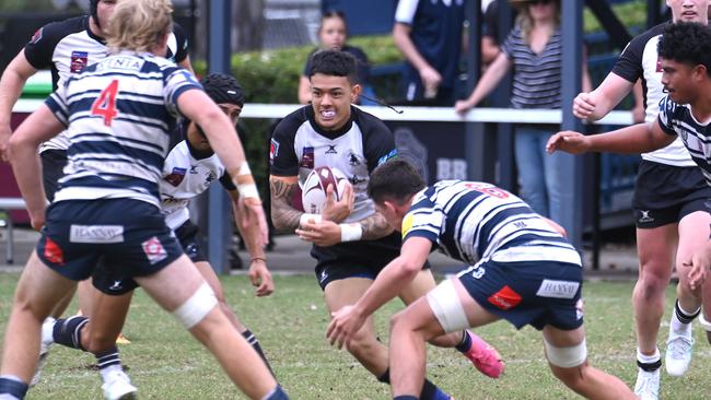 Club rugby colts 1 between Brothers and Souths.Saturday April 20, 2024. Picture, John Gass