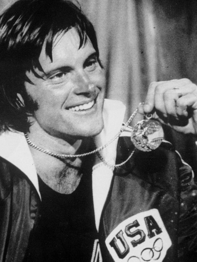 Jenner with his Olympic Games gold medal. Picture: Popperfoto.