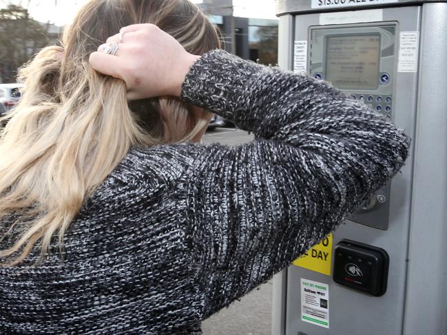 Geelong drivers were left frustrated after new parking fees and number plate systems were introduced. Picture: Alison Wynd