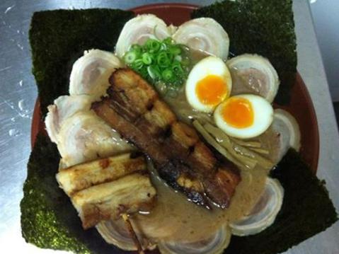 A dish from Mori Higashida’s Gumshara Ramen, in Sydney’s Haymarket.