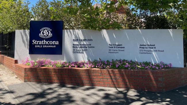 Strathcona Girls’ Grammar divides a million-dollar executive budget between three staff. Picture: Supplied