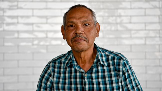 Palm Island Mayor Alf Lacey delivered the news that CEO Michael Bissell would not be continuing in his role. Picture: Evan Morgan