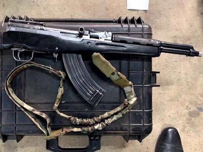 A firearm seized during Operation Ironside. Picture: Queensland Police