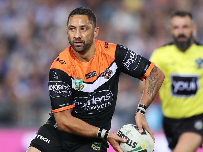 Benji Marshall has enjoyed his return to Wests Tigers. Picture: Brett Costello