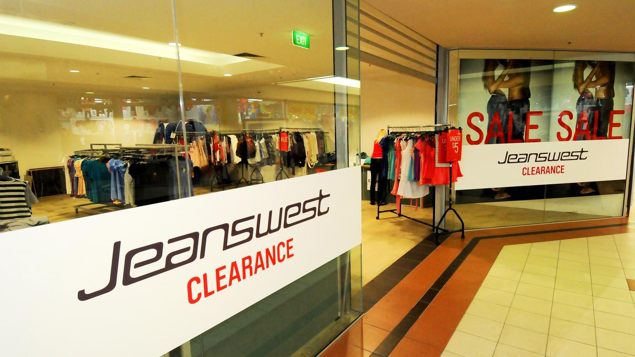 Jeanswest announced closures in January.