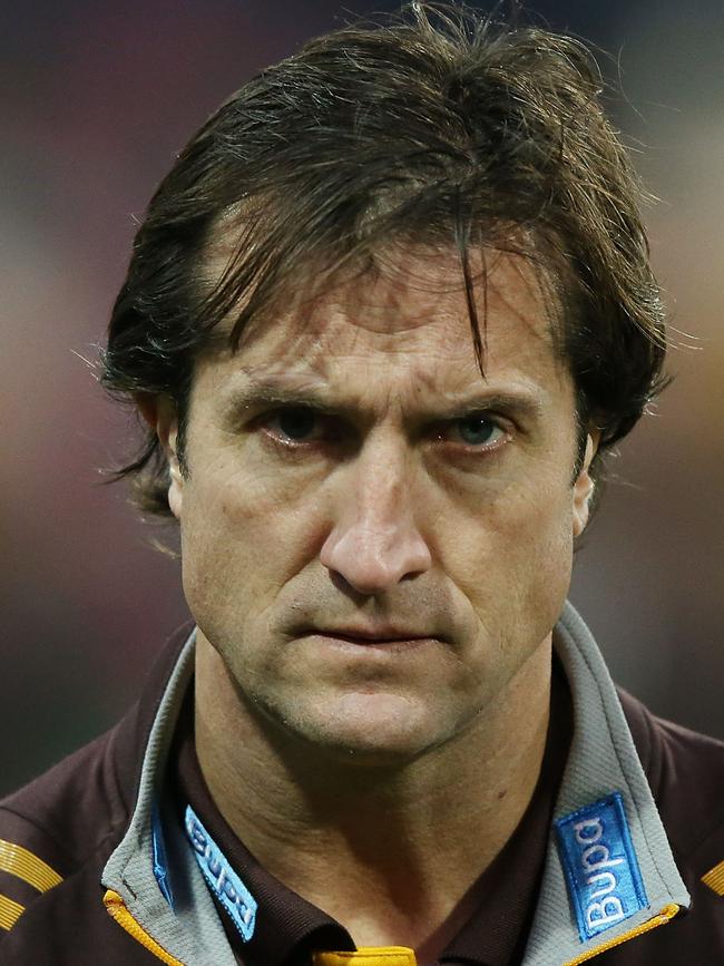 Luke Beveridge during his time as an assistant coach at Hawthorn.