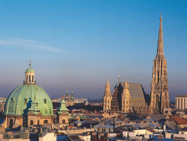 The rigged-up ATM was located near St Stephen’s Cathedral in Vienna.