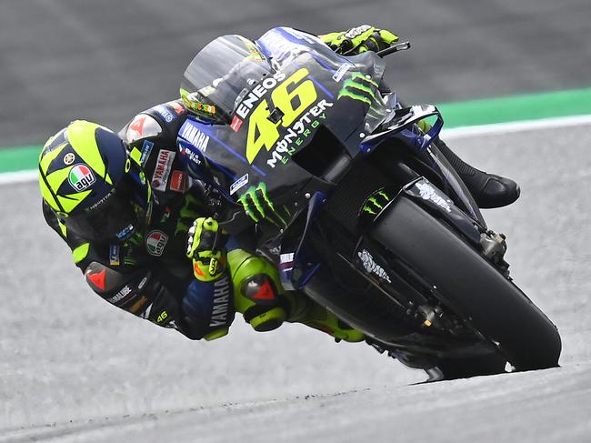 Rossi won nine world championships in a glittering MotoGP career.