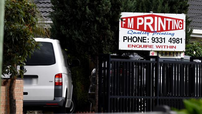 Owners of Keilor East firm, F&amp;M Printing, are members of Labor’s Niddrie branch . Picture: Nicole Garmston