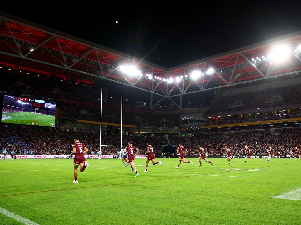Bruce Hatcher believes the next Suncorp Stadium renovation should include a roof. Picture: Getty Images