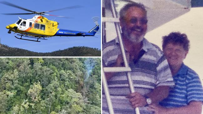 Walkerston grandparents Alwyn and Jenny Rogash died when their plane crashed into the mountainside in the Pioneer Valley west of Mackay on Saturday morning. Pictures: Contributed