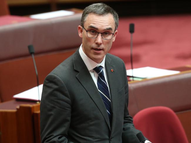 Senator Tim Storer refused to back the bill. Picture: News Corp Australia