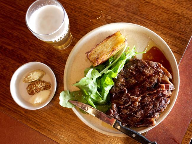 Luke Fraser the boss of Howard Smith Wharves sits down with Michael Madigan for High Steaks. Photo Steve Pohlner