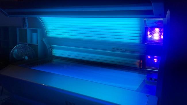 One of the sunbeds uncovered during an investigation earlier this year.