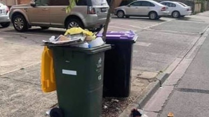 Angry residents from the City of Yarra are unhappy the council ignored their please to have recycling collected more regularly. Picture: Supplied.