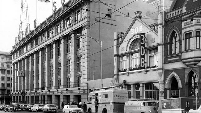 The building in Flinders St used to house the Herald Sun. 