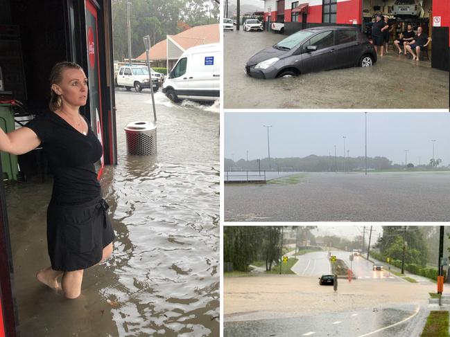 Flooding on the Gold Coast December 17, 2020.