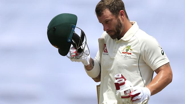 Matthew Wade is under pressure to hold his Test job.