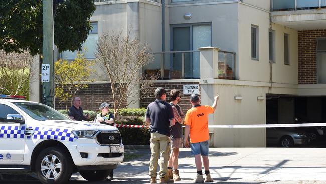 Aftermath of fire incident in Mangan St, Balwyn. Picture: NCA Newswire / Nicki Connolly