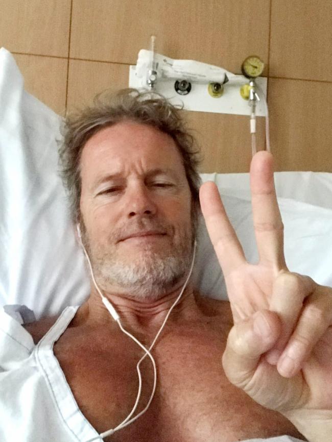 Craig McLachlan had emergency abdominal surgery recently. Picture: Supplied