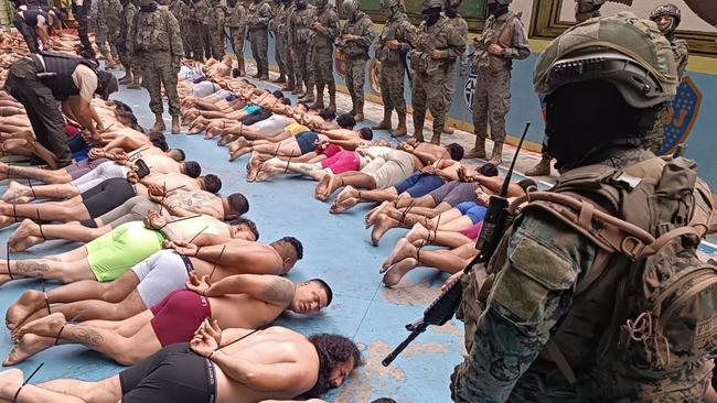 Ecuadorean Armed Forces during a joint operation by the Police and the Military at the Zonal Penitentiary No 8 in Guayaquil, Ecuador, on August 12, 2023. Picture: Ecuadorean Armed Forces / AFP