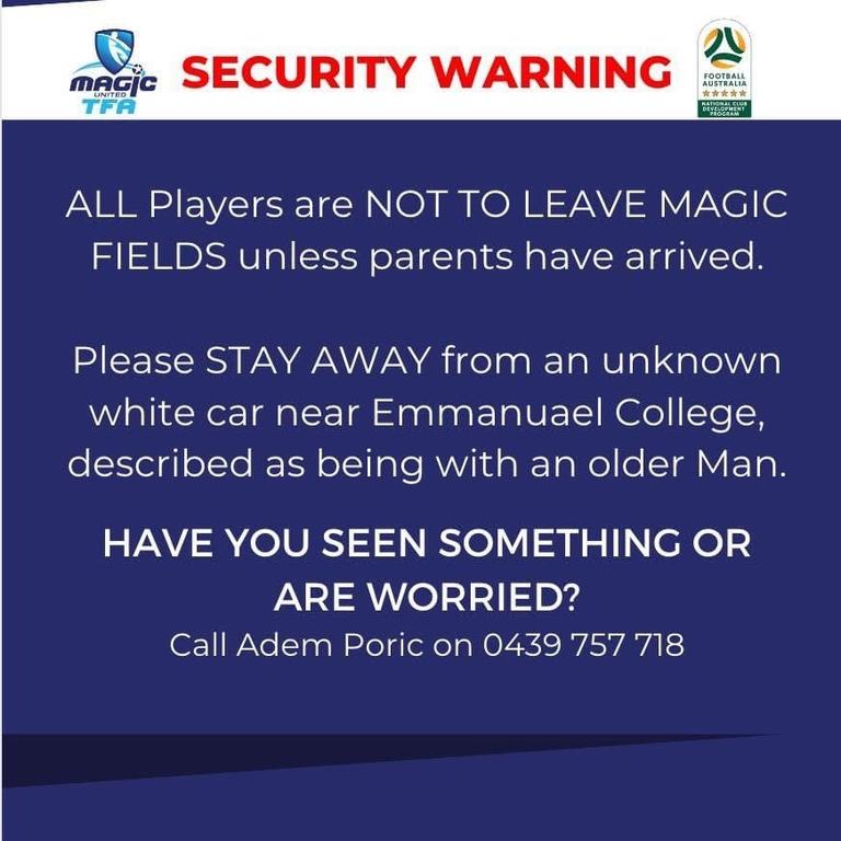 Statement from Magic United about children's safety. Picture: Magic United TFA/Facebook