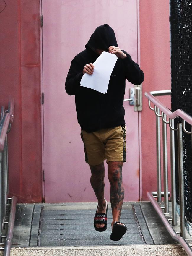 Emrah Turkyilmaz leaves southport watchhouse. Photograph : Jason O'Brien