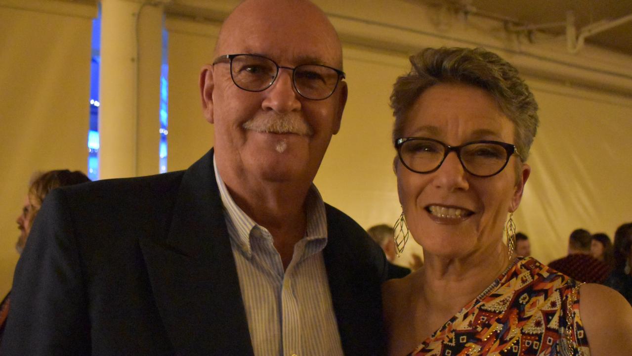 Petra Van Beek and Andrew Guiver at the Gympie Business Awards 2022.