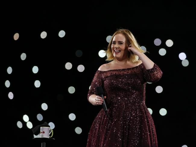 Adele performs at The Gabba on March 4, 2017 . Picture: Glenn Hunt/Getty Images