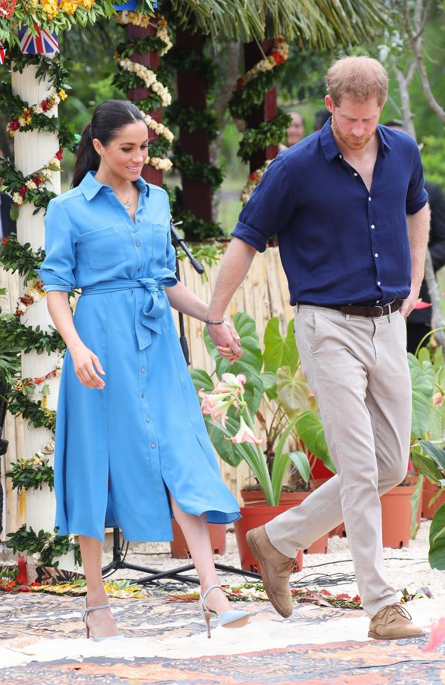 Meghan’s has become well-known for her influential fashion choices, with items she chooses to wear — usually by local designers — immediately skyrocketing in interest.