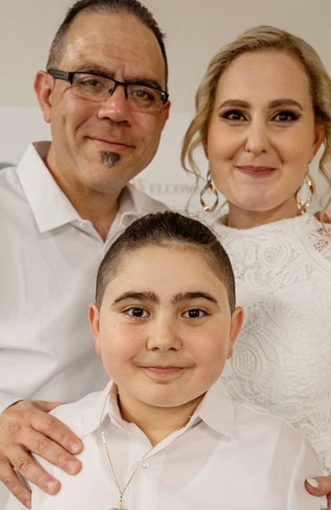 Simon and Vanessa Tadros with their son Nicholas. Mrs Tadros was killed when two Sea World helicopters collided at the Gold Coast. Picture: Supplied www.instagram.com/brylou_photography