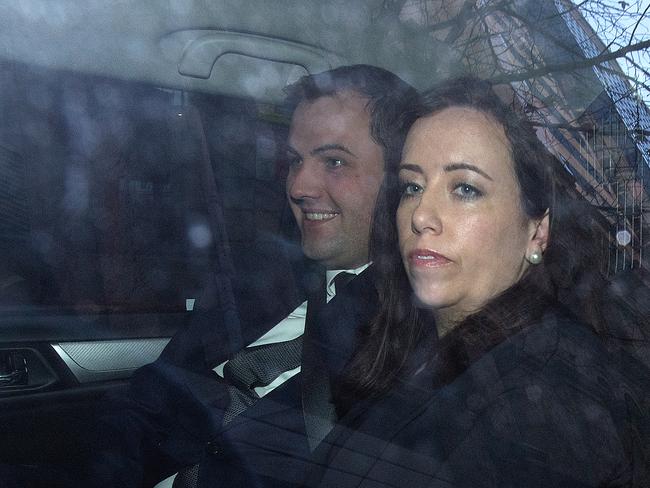 Kaila Murnain arrives at the Independent Commission Against Corruption in Sydney, Thursday, September 5, 2019. (AAP Image/Joel Carrett) NO ARCHIVING