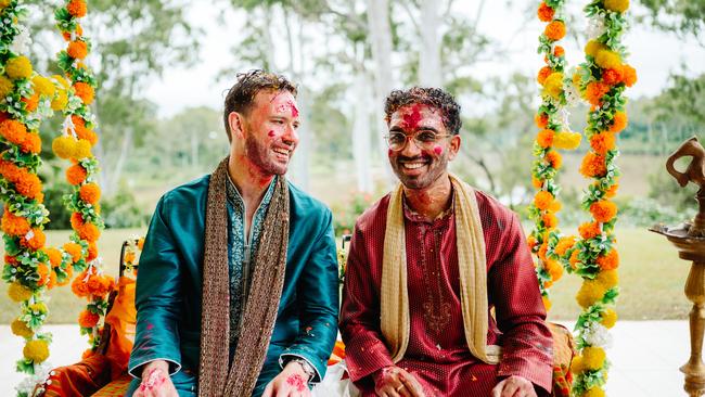 Christopher and Sarath. Picture: William Gordon Photography