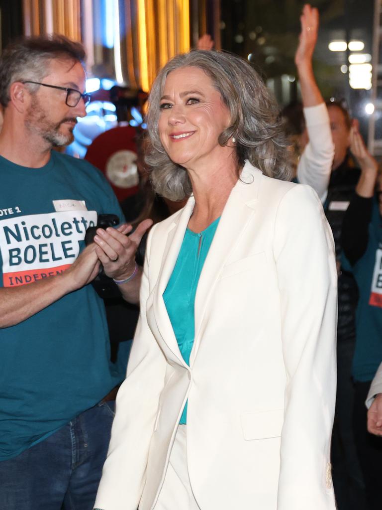 However, fellow teal independent Nicolette Boele looks like she has missed out in Bradfield. Picture: NewsWire / Damian Shaw