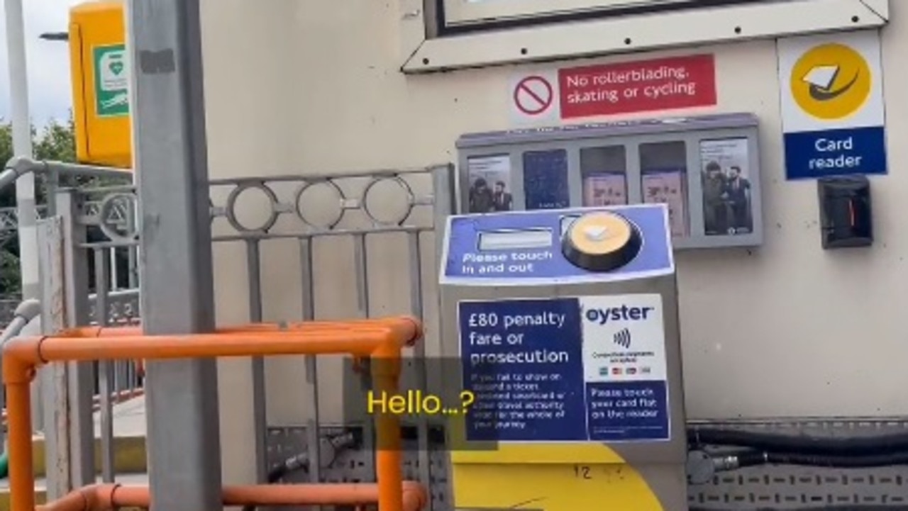 A woman was left with no choice but to watch her train leave without her on it because of an infuriating public transport issue.