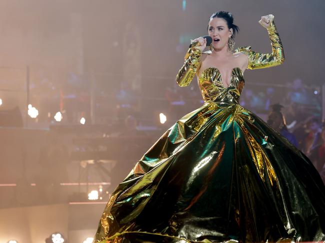 Katy Perry performs on stage during the Coronation Concert. Picture: Chris Jackson/Getty Images