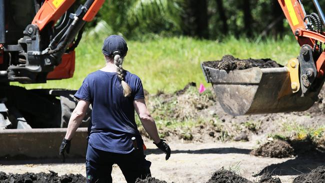 Archaeologist and forensic anthropologist Dr Penny McCardle at the latest dig at the former Kanangra Scout Camp. Picture: NCA NewsWire / Peter Lorimer.