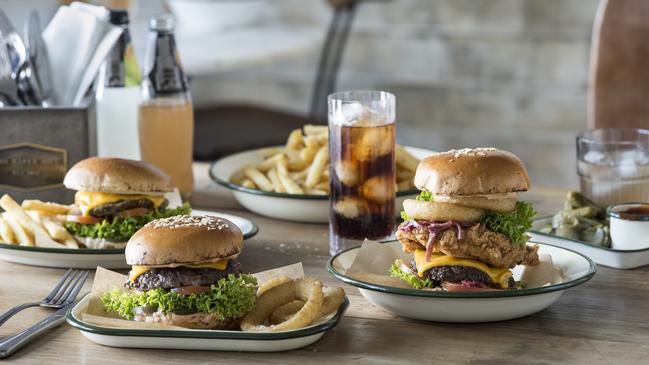 Food offerings from the Paper Mill Food precinct in Liverpool.