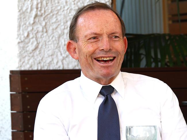 ## THE SUNDAY MAIL ONLY ## Former Prime Minister Tony Abbot pictured as a part of The Sunday Mail High Steaks luncheon series at the Breakfast Creek Hotel. Breakfast Creek Friday 28th June 2024 Picture David Clark