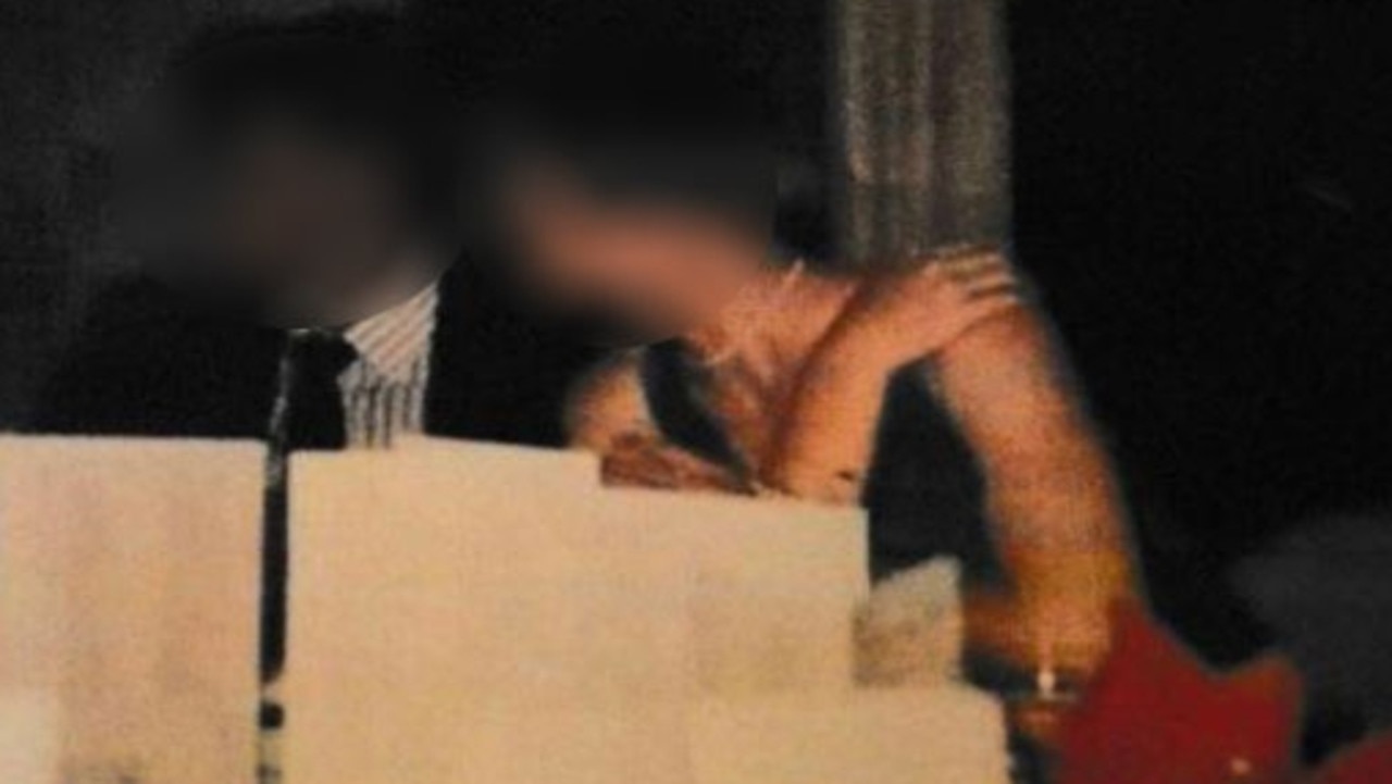 The photo that it’s claimed shows Mr Porter and the alleged rape victim on the same night of the alleged attack. Picture: news.com.au