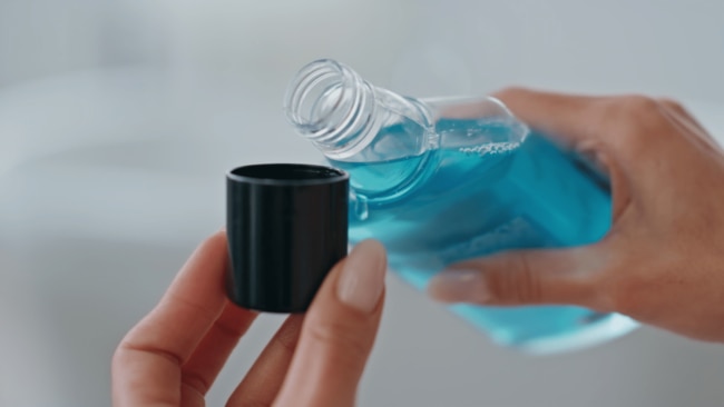 If you are concerned about your blood pressure, Higgins said a good option would be to “limit the use of antiseptic mouthwashes” for now, and “instead, try natural mouthwashes that are not bactericidal”. Image: iStock