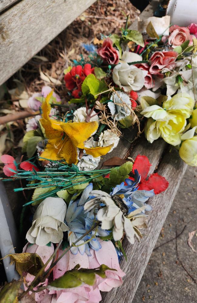 Funerals Sunshine Coast Regions founder Gillian Hall committed herself to cleaning the Caloundra Cemetery last week. Photo: Gillian Hall