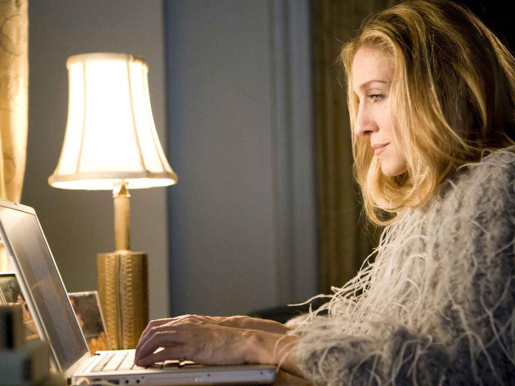 Carrie Bradshaw couldn’t help but wonder … were her Sex and the City friends even real? Picture: NewLine/wireimage.com