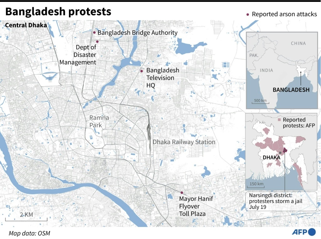 Bangladesh imposes curfew, calls in military after deadly unrest | news ...