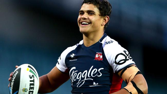 Latrell Mitchell has been named in the Sydney Roosters squad. Picture: Gregg Porteous