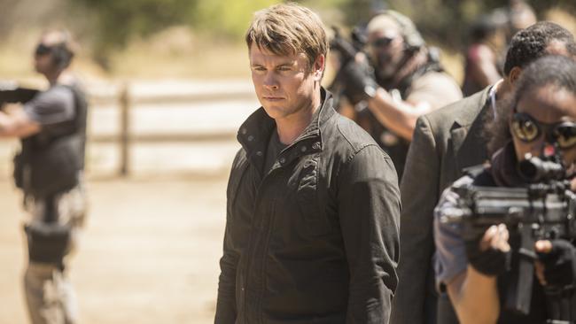 Luke Hemsworth in a scene from season 2 of the TV series Westworld. Picture: Supplied by Foxtel.