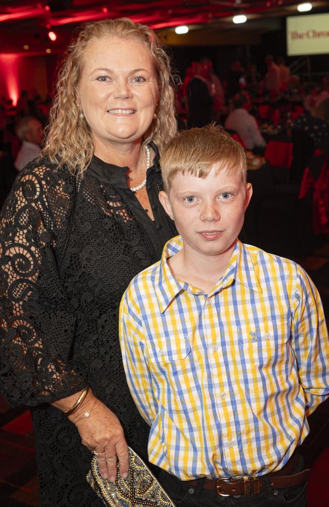 Melissa Nolan and son Joseph Ramsey Junior Para Athlete of the Year nominee at the Sports Darling Downs presentation dinner at Rumours International, Saturday, February 1, 2025. Picture: Kevin Farmer