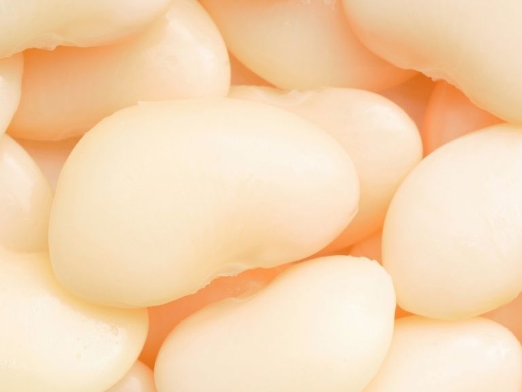 Butter beans are last on the list.